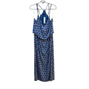 Papermoon /Stitch Fix Wendilyn Knit Maxi Dress Blue Size 1X‎ Strappy